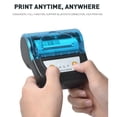 thumbnail image 3 of Thermal Printer, Thermal Receipt Printer Black White Output 90mm/s High Speed 80mm  Compatibility Compact Size  For Convenience Store, 3 of 8