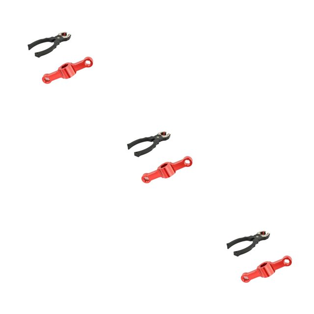 mmirethe Drone Plier Motor Installation Fixed Wrench Set Quadcopter Repair Tool Accessories Replacement for F550 Red 3Set