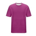 thumbnail image 6 of Men’s Crew Neck Short Sleeve T-Shirt Soft Lightweight Breathable Casual Tee Loose Fit for Daily Wear, 6 of 6
