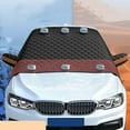 thumbnail image 5 of 2025 Upgraded Windshield Snow Cover with Side Mirrors Protection,Winter Car Windshield Cover Sunshade for Snow Ice Frost Rain UV Rays,Easy Install All Weather Windshield Protector for Car SUVs Trucks, 5 of 9