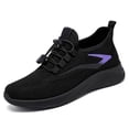 thumbnail image 4 of YOUYEDIAN Wide Toe Box Orthopedic Shoes for Women Extra Wide Width Sneakers Ultra Light Road Running Shoes Non-Slip Tennis Sneakers Breathable Walking Athletic (Black, 8.5 Wide), 4 of 9