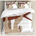 thumbnail image 3 of Ambesonne Sloth Duvet Cover Set, 3 of 3