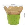 thumbnail image 2 of HINTRMENT 100Pcs Disposable Liners in Light Brown for Baking and Daily Use, 2 of 6