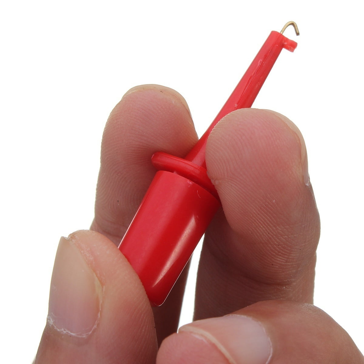 2PC SMT/SMD IC Multimeter Lead Wire Kit Test Hook Clip Grabbers Test Probe 