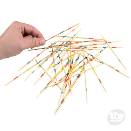 7” Wooden Pick Up Sticks – Classic, Thin, Nostalgic/Intellectual/Fun Family Game With Instructions, Best Gift Idea (Pack of (Best Games For Nexus 7)