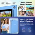 thumbnail image 6 of FITIFUN 10.1 inch Tablet Android 14 Tablets with Case, 4GB RAM 32GB ROM 1TB Expand, Quad-core, HD Display, WiFi, Dual Camera, Blue, 6 of 8