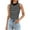 Black, variant on Slimming Tank Tops for Women,Summer Casual Striped Round Neck Shirt,Women's Soft And Cool High Crewneck Sleeveless Going Out Slim Fitted Summer Tank.