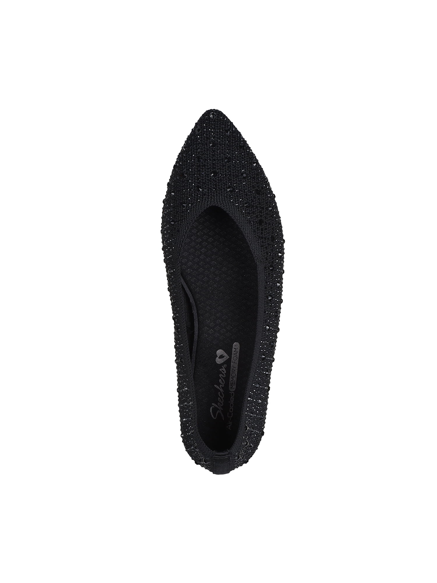 Skechers Women's Cleo Point - Gleam N' Glow Knit Ballet Flat