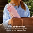 thumbnail image 5 of Bentgo Flip 2-in-1 Straw & Chug Leak-Proof Insulated Water Bottle, 24 fl oz (Blushing), 5 of 7