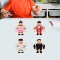 thumbnail image 4 of 4 bloques de construcción de madera a presión, minifiguras de personas, juguetes, juego divertido, pintados a mano. Estilo A, 4 of 6