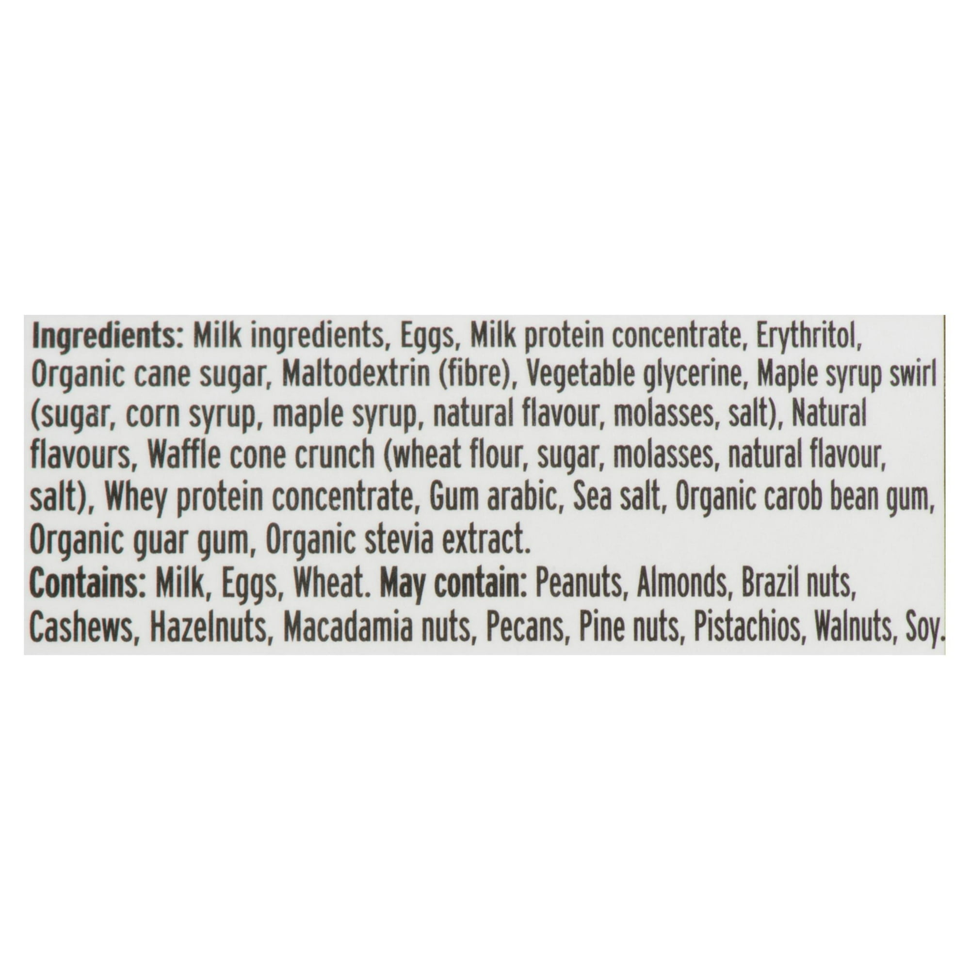 Dessert glacé Halo Top crêpes et gaufres