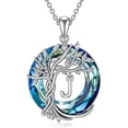 thumbnail image 1 of Collar de aleación JM Árbol de la vida con letra inicial J, 1 of 5
