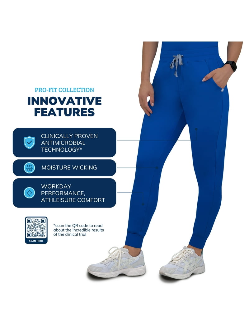 Doctor's Choice Pro Fit Scrubs Women's Scrub Bottom Royal Blue S