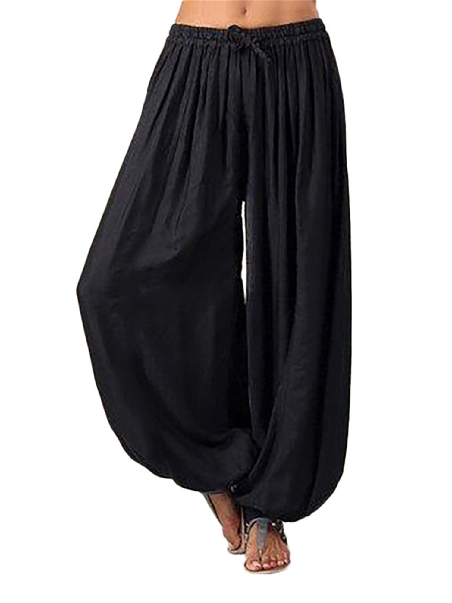 Sunisery Women Cotton Harem Trousers Pants Aladdin Afghan Genie Hippy ...