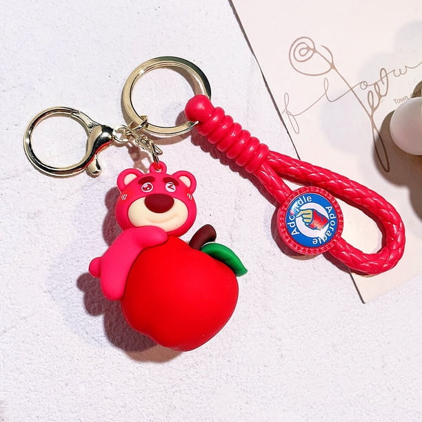LLavero de Minnie Mouse de Disney, de silicona para bolso, accesorios para llavero de Daisy Duck, Mickey, llavero, colgante, accesorio, regalos de cumpleaños xuanjing unisex
