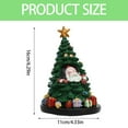 Christmas Music Box Christmas Tree Decoration Resin Christmas Tree