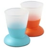 BABYBJORN Baby Cup - Orange/Turquoise, 2-Count
