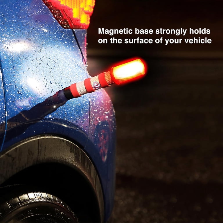 STP Emergency LED Road Flares, 4-Pack photo 2