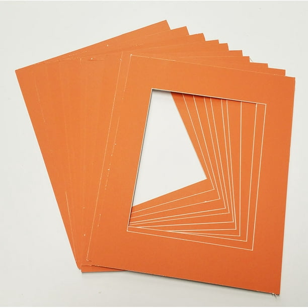 16x20 White Picture Mats with White Core for 8x10 Pictures Fits 16x20