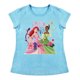 thumbnail image 1 of Playera Para Niña Disney Princesas Cuello Redondo Manga Corta Talla 6 Azul Cielo, 1 of 2