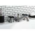 thumbnail image 3 of Kingston Brass KS3338PKX Duchess Two-Handle Deck Mount Roman Tub Faucet, Brushed Nickel, 3 of 6