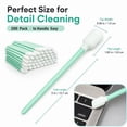 thumbnail image 4 of 200-Pack Professional Foam Cleaning Swab Sticks, Dust-Free Sponge Tip Swabs for Cleaning Printer Heads, Scanners, Camera Lenses and Electronic Chips, 4 of 7