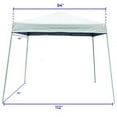 thumbnail image 6 of Impact Canopy 10 x 10 Pop Up Canopy Tent, Instant Slant Leg Portable Shade Tent with Carrying Bag, White, 6 of 7