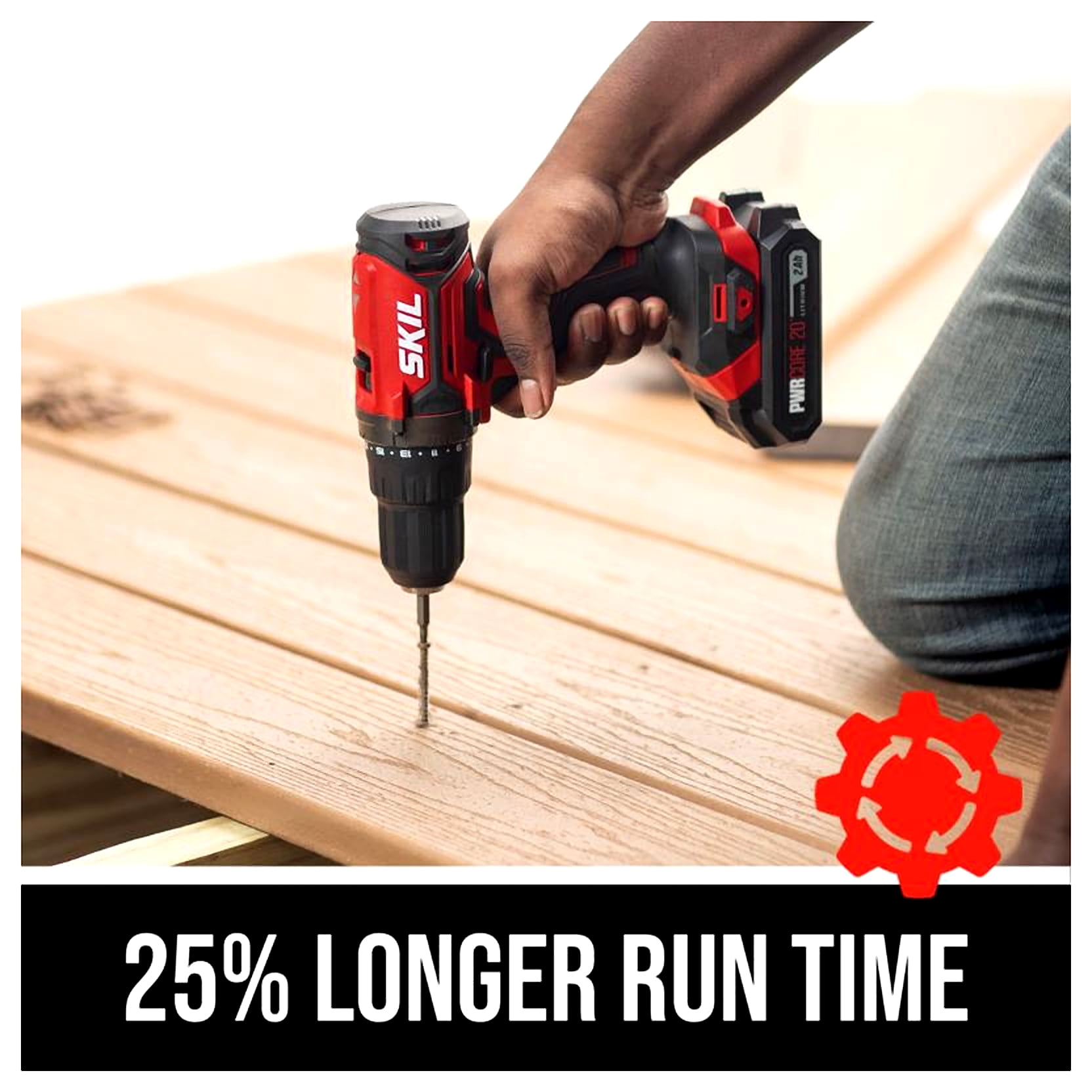 SKIL 20V Drill Driver & Impact Driver Kit, CB739001