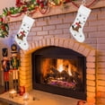 thumbnail image 4 of Wzzjkit Chaussettes de Noël Blanches et Rouges, Décoration de Noël Mignonne, Grands Sacs Cadeaux, Sacs à Bonbons, 4 of 6