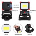 LED Rechargeable Work Light with Clamp, 2100LM COB Clip on