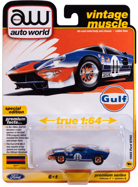 Auto World AW64492 1964 Ford GT40 Series B