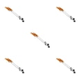 thumbnail image 2 of Naiovety Brochetas de acero de liberación rápida, 2 uds., buena elasticidad, varillas de palo prácticas profesionales, palanca de perno a Type2 NO2, 2 of 6