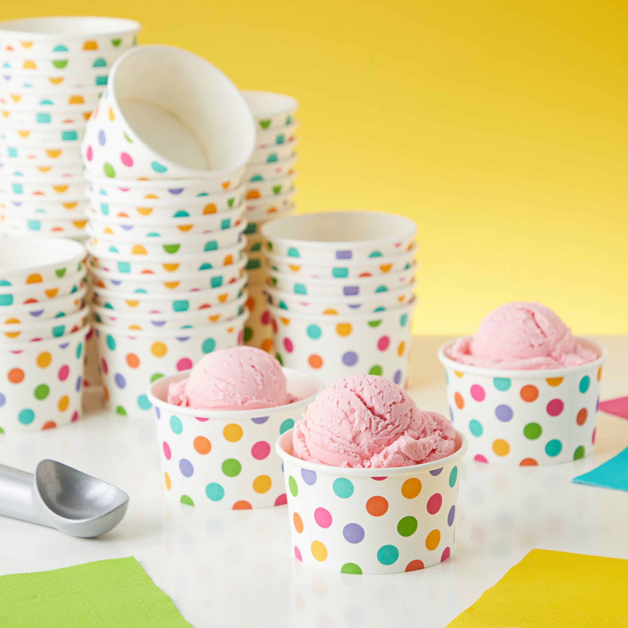 TypTop 8 oz. Red Paper Ice Cream Cups / Frozen Yogurt Cups 50-Pack —  typtopshop
