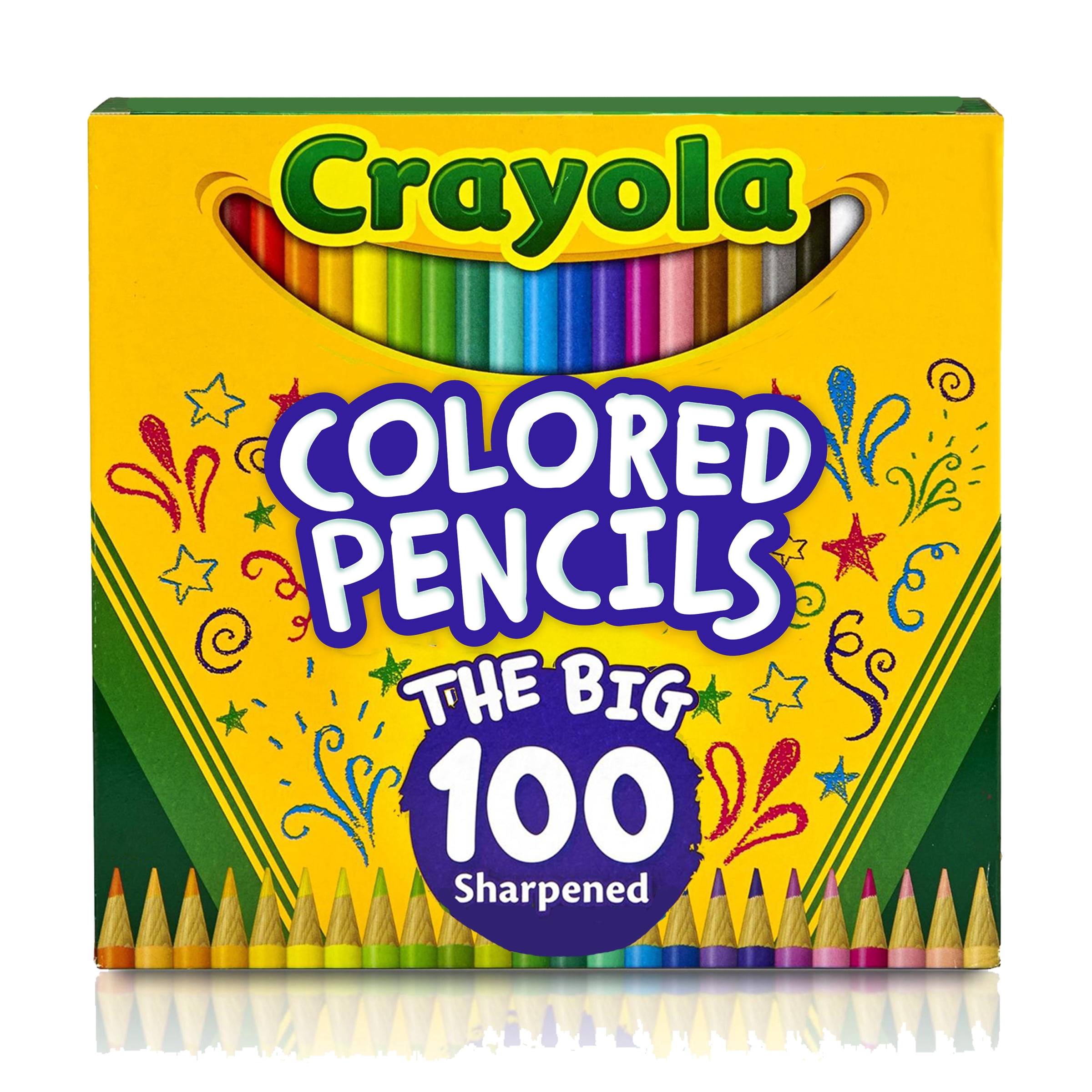 Brand New Crayola 67-6100 Coloured Pencils 100 Count Pencil Crayons