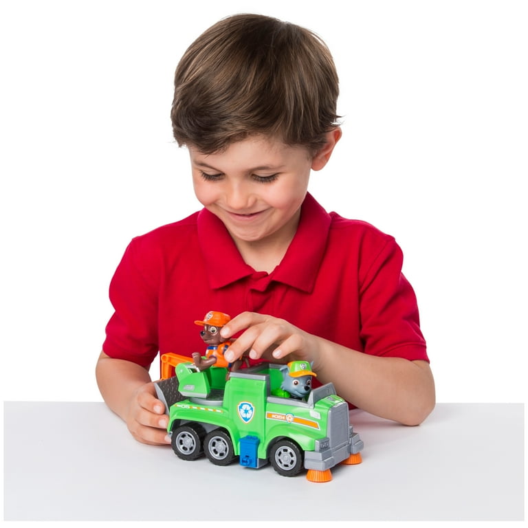 PAW Patrol Ultimate Rescue with Rocky Figure and Recycling Truck