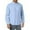 Light Blue, variant on Bcfgryg Men's Spring And Autumn Fashion Linen Long Sleeved Stand Up Collar Shirt Breathable Casual New Chinese Pocket Top Stretch Comfort Men's Shirts