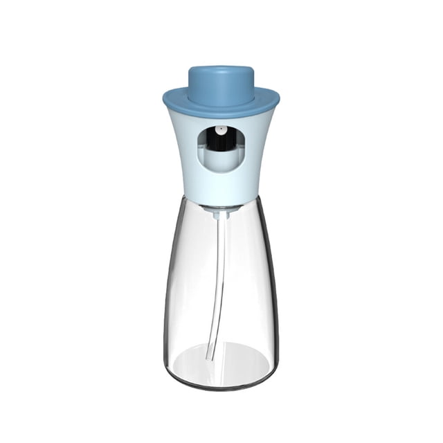 Oil Bottle Press Type Replacement Leakproof Transparent Sealed Wide Mouth Kitchen Restaurant Sprayer Dispenser Tool Blue