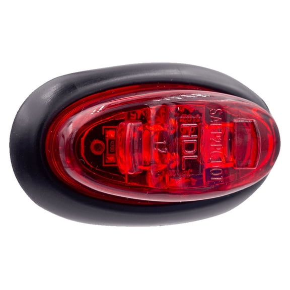 ProFleet 2" Red Mini Oval LED Marker, 2 LEDs