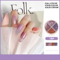 thumbnail image 2 of Pisexur Belleza Maquillaje Set de esmaltes de uñas en gel de 4 colores, color crema pudín, para principiantes.para mujeres y hombres, 2 of 3