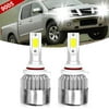 2-Sides 360° 9006 HB4 100W 10000KM 6000K Car LED Headlight Replacement Kit Bulbs