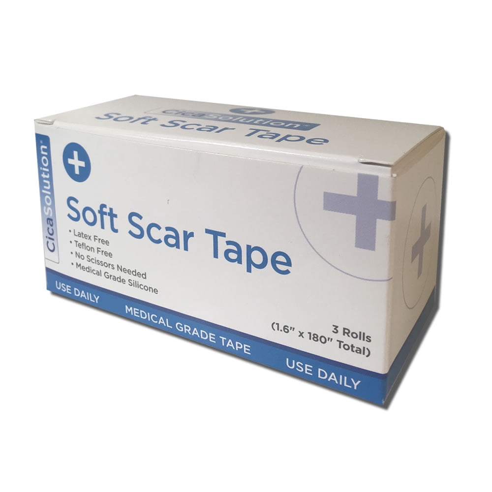 Soft Silicone Scar Tape Softens and Reduces Scars caused by injuries