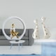 thumbnail image 2 of Estatua de niña,Estatuas de mujeres y niñas,figuritas decorativas elegantes,Escultura de arte abstracto,regalo creativo y moderno para el hogar.,Figura de gato,Esculturas de pareja de gatos, 2 of 8