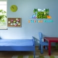thumbnail image 3 of Custom Name Jurrasic World Prehistoric DinosaursWall Decal Decoration Dinosaurs Joyful Cartoon Cartoon Animals Decorating Ideas for Child's Bedroom Size: 10 In(W) x 6 In(H), 3 of 5