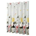 thumbnail image 2 of Fmbmuo Shower Curtain with Hanging Rings EVA Waterproof Art Deco Floral Prints, 2 of 6