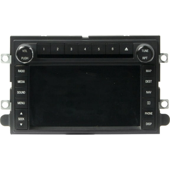 Restored 2010 Ford Edge AM FM Radio Single Disc CD MP3 Player GPS Navigation AL1T18K931AD (Refurbished)
