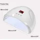 thumbnail image 2 of Lámpara de Uñas Innotech UV LED de 40 W con 3 temporizadores, 2 of 6
