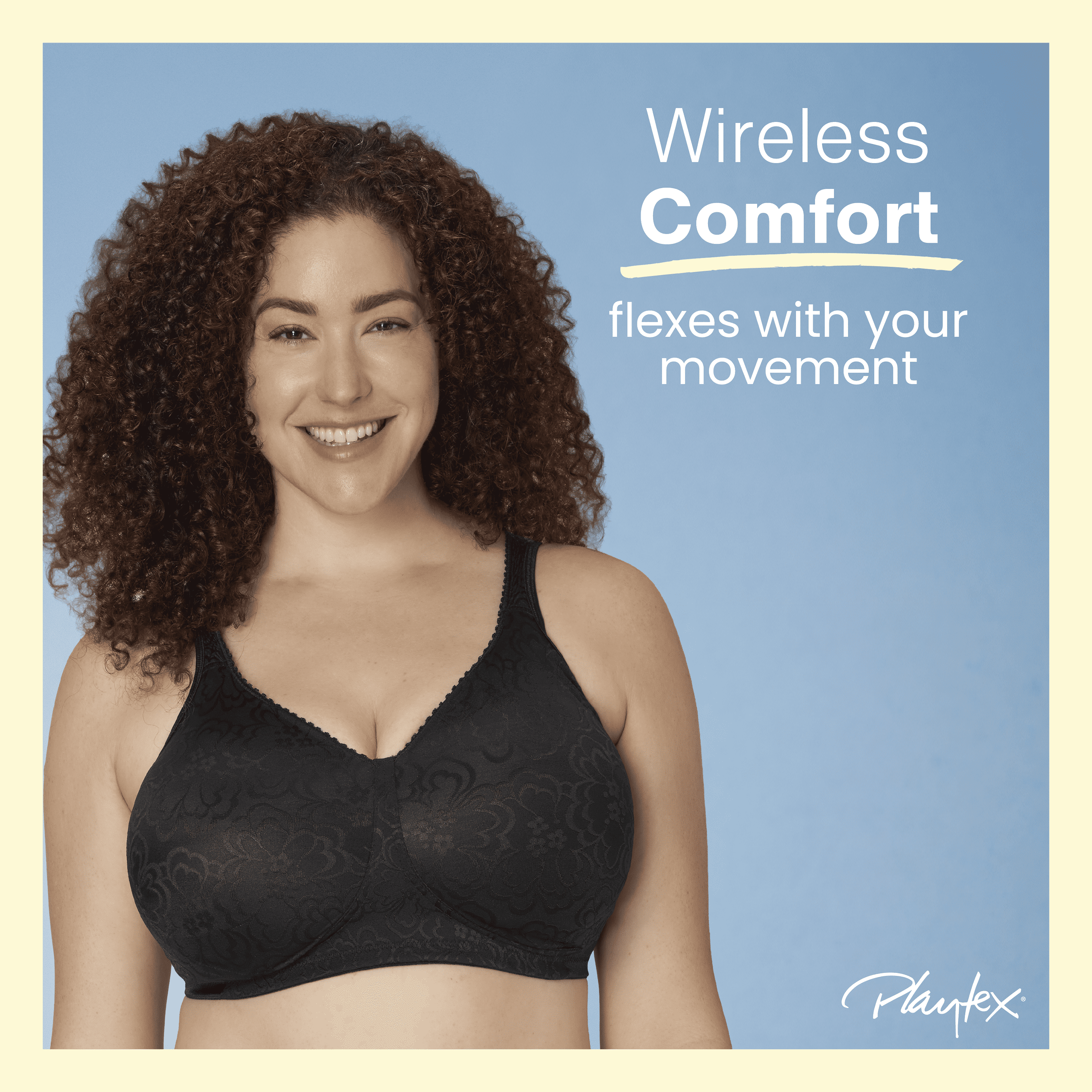 Playtex Women's 18 Hour Ultimate Lift & Support Smoothing Wireless Bra - Moisture-Wicking