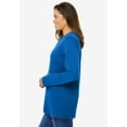 thumbnail image 3 of Woman Within Plus Size Perfect Long-Sleeve Crewneck Tee (Petite Available), 3 of 6