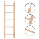 thumbnail image 2 of Escalera para jaula de loros, escalera para pájaros de madera, escalera para morder pájaros, juguete para moler pájaros, escalera para escalar, 2 of 6