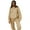 Beige, variant on USSUMA Sweat Suit for Women 2 Piece Set Woman Hoodie Long Sleeved Pullover Sweatpant Outfits Solid Tracksuit Stretchy Waist Casual Jogger Sets Oversized Work Fall Suit